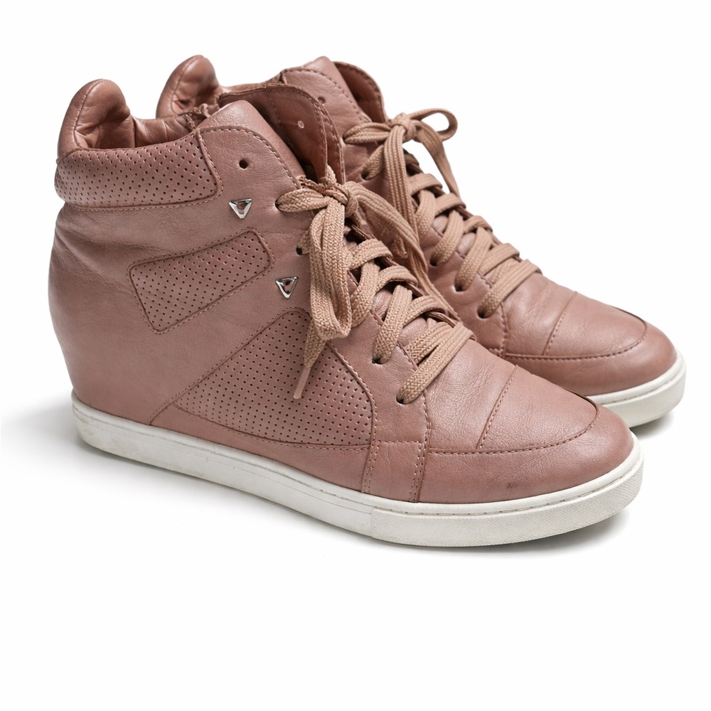 Women's High-Top Wedge Sneakers Y2K Retro Chic Platform Street Style Hidden Heal